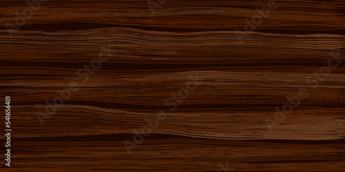 Dark wood texture background. Old dried horizontal wooden planks. Vector illustration