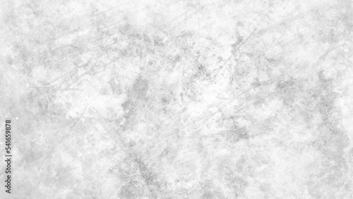 Abstract background of elegant dark vintage grunge background texture. Gray cement wall or concrete surface texture for background. Dirty white scratch paint cement wall