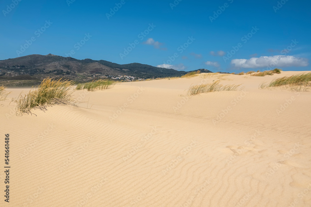 Guincho beach sand dunes