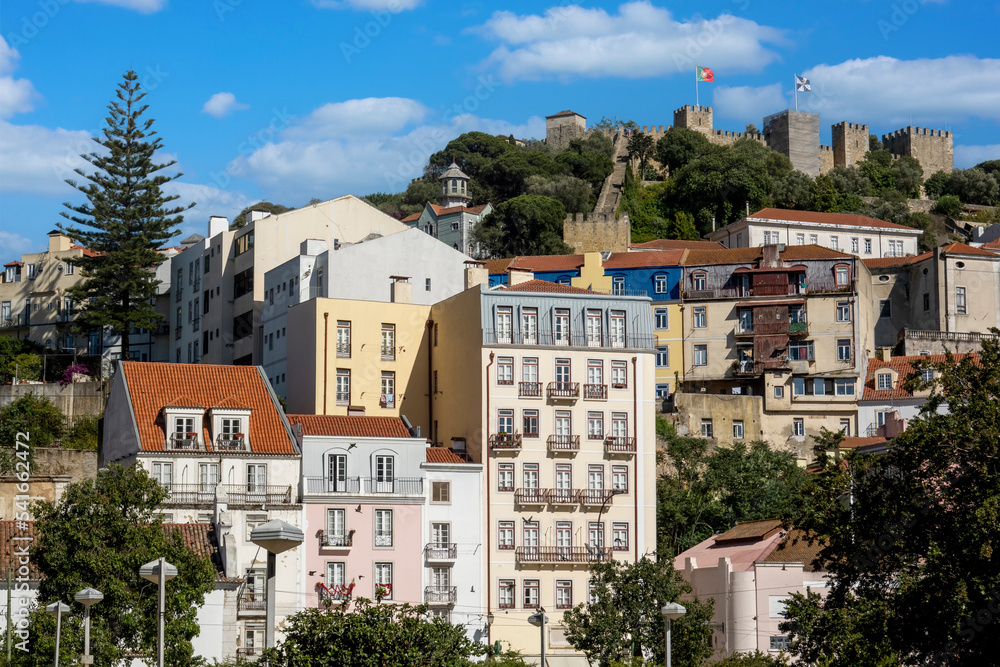 Fototapeta premium Castle of Sao Jorge in Lisbon