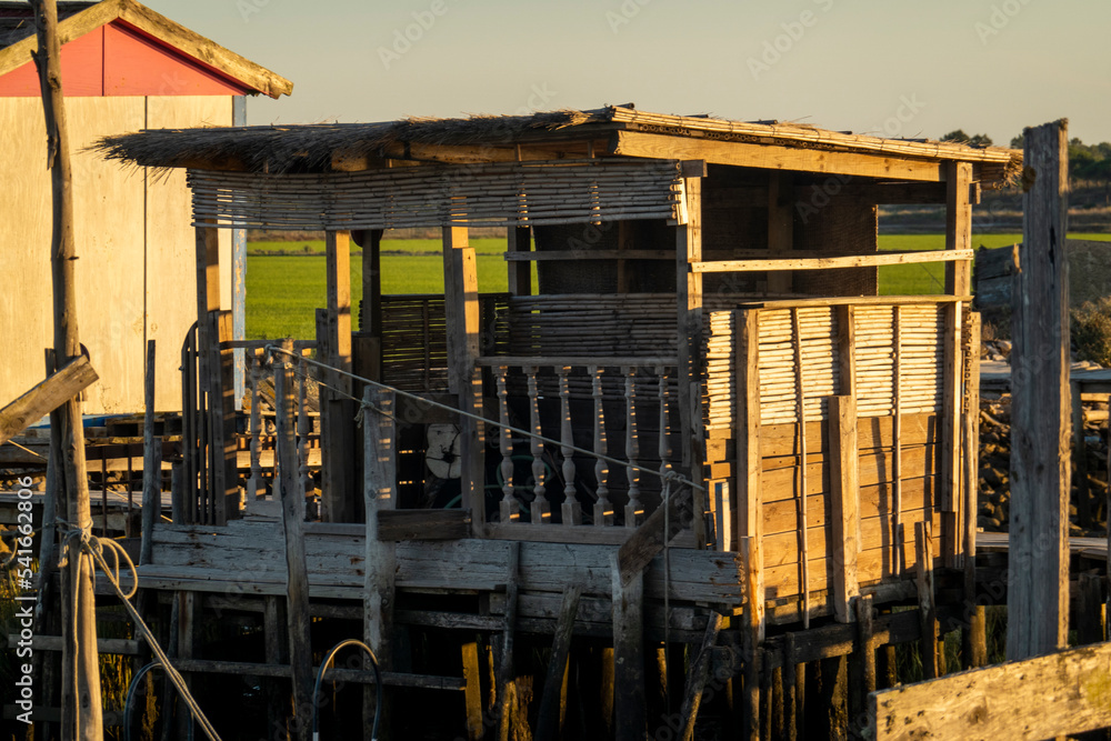 Old wooden palaphitic docks