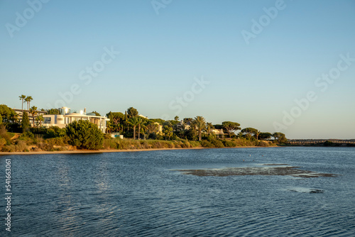 Landscape view of the marshlands of Ria Formosa photo