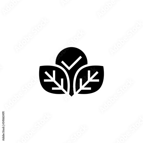Carbon neutral icon logo. CO2 energy monoxide carbon ecology background