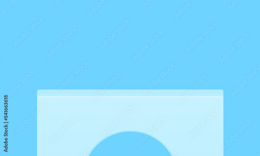 Geometric platform blue arch foundation showcase pedestal 3d design product presentation vector Geometric platform blue arch foundation showcase pedestal 3d design product presentation vector