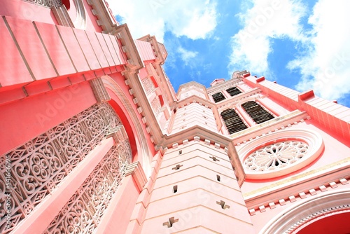 Tan Dinh Church - the Pink Catholic Church in Ho Chi Minh City, Vietnam
