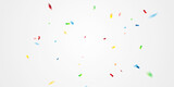 colorful confetti background vector illustration