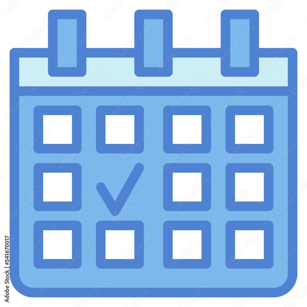 calendar two tone icon style calendar two tone icon style