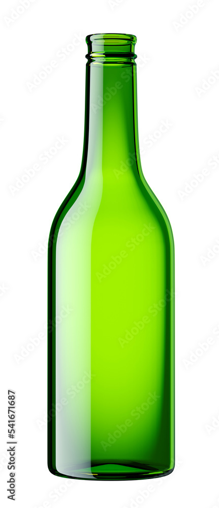 Green bottle - no cap Green bottle - no cap