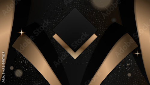Black and gold background