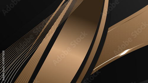 Black and gold background