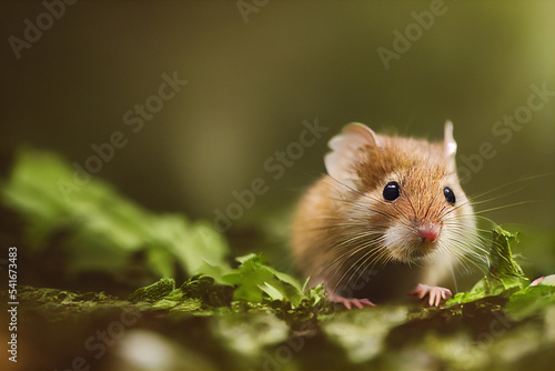 Cute Dormouse in the wood © Holger