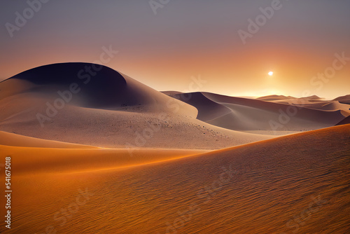 sunrise in the Namib desert © Ben