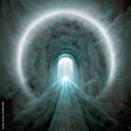 
white light tunnel,   near death experience, afterlife,  photo