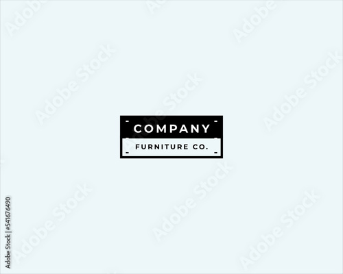 Vintage frame logo. Antique label. Suitable for tattoo studio, barber shop, whiskey label, wine, beer, brewing, salon, shop, signage.