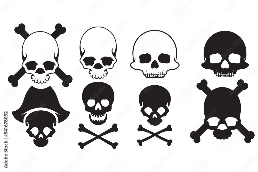 set of skull collection set of skull collection