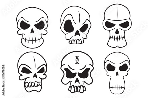 set of skull collection