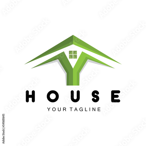 Home Design Logo, Building Logo, Property And Construction Company Icon