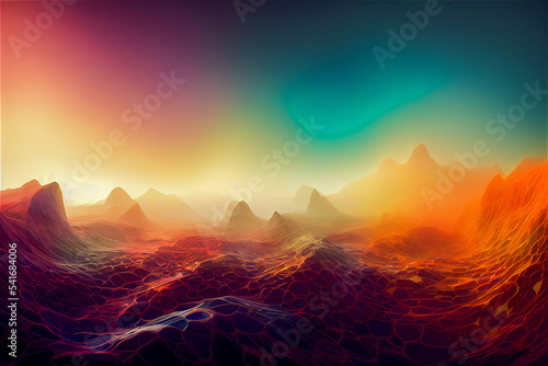 Abstract background landscape