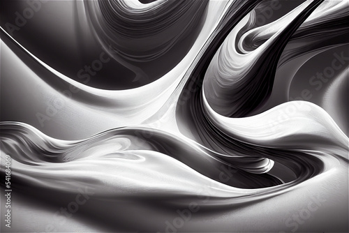 Black and white melted back...