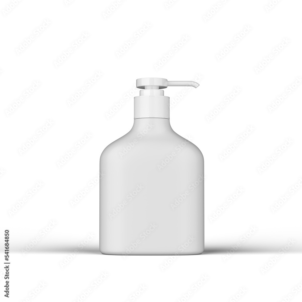 Shampoo Plastic Bottle 3D Rendering Shampoo Plastic Bottle 3D Rendering