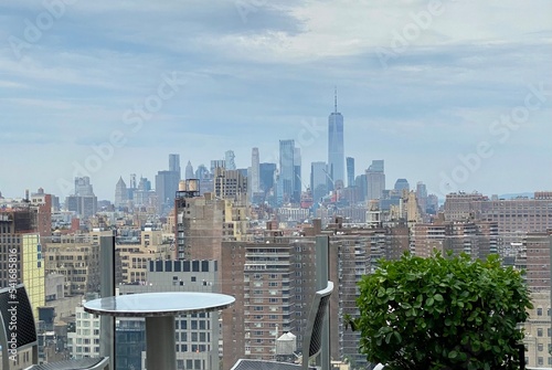 view from a rooftop bar in new york city
