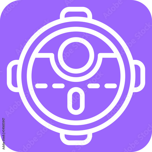 Robotic Vaccum Icon Style