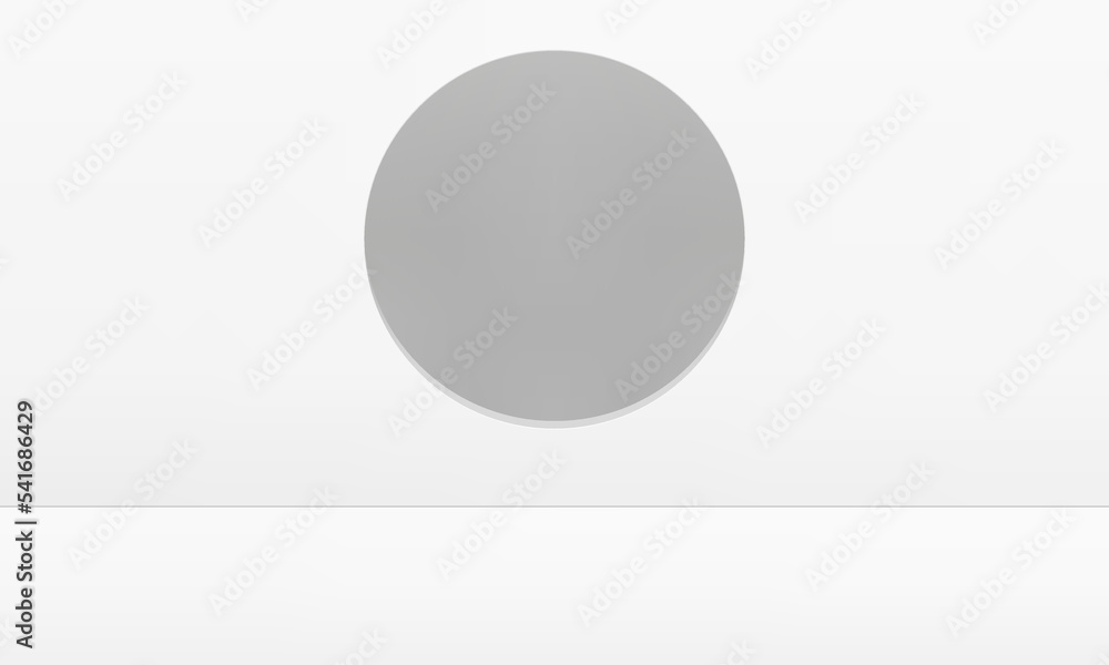 3d white studio background premium empty display circle hole decorative design realistic vector 3d white studio background premium empty display circle hole decorative design realistic vector