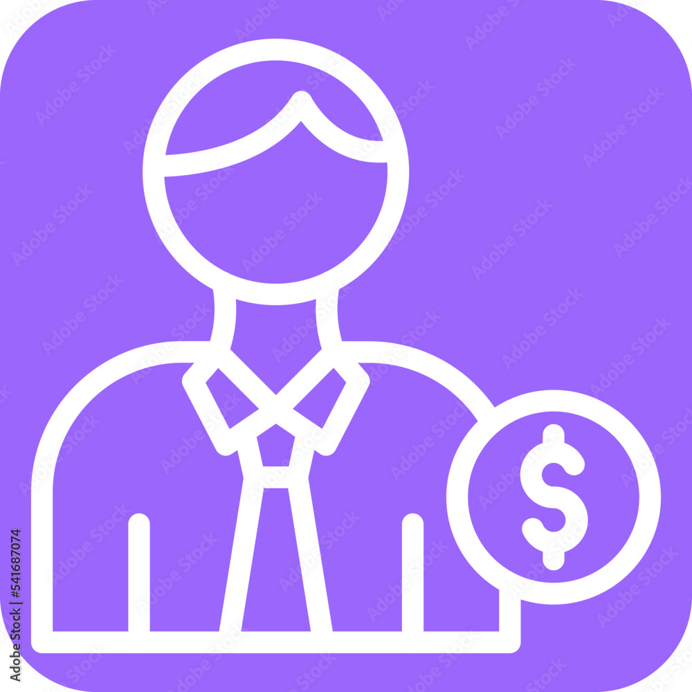 Accountant Icon Style Accountant Icon Style
