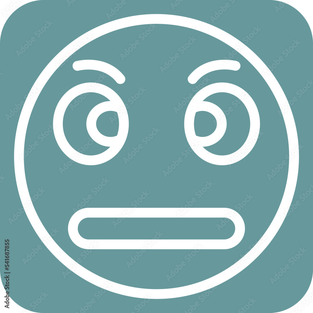 Rolling Eyes Icon Style