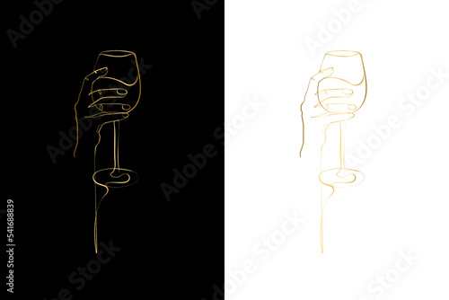 Wine Hands Art Print, Wine Line Art, Wine Drinker Poster, Minimalist Wine Lover Art, Line Drawing Wine Glass, Wine Print, Gold Line Art,  Set