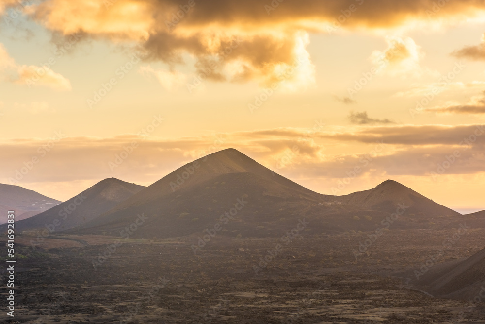 Volcanos National Park in Lanzarote,  Spain