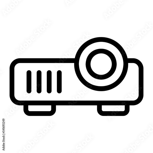 projector line icon