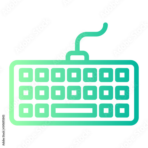 keyboard gradient icon