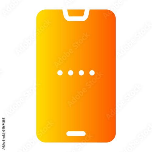 smarthphone gradient icon photo
