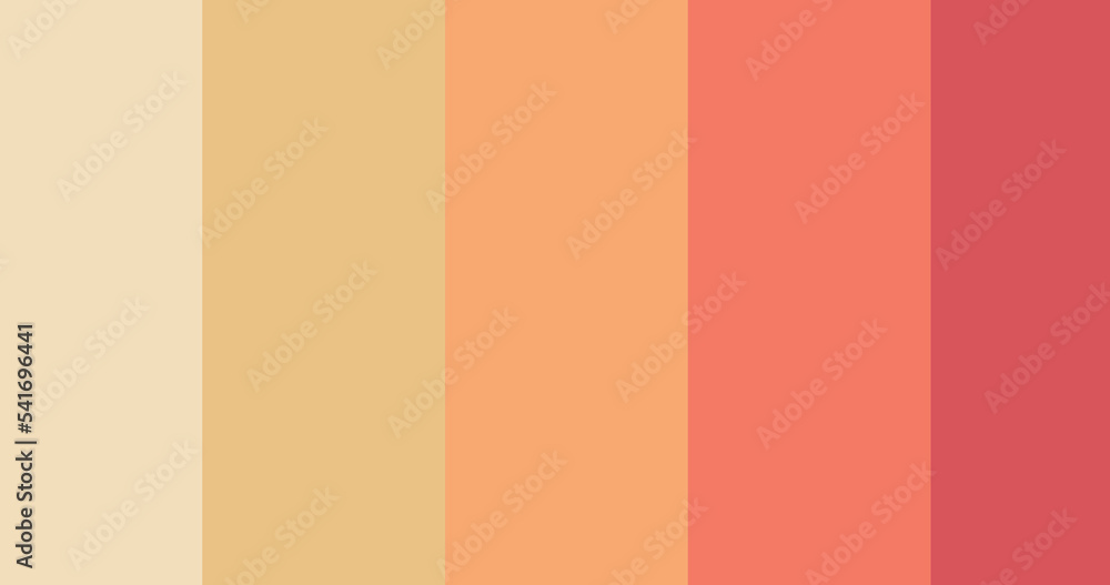 orange red gradient color palette background