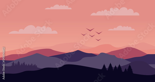 red blue gradient field overlay background