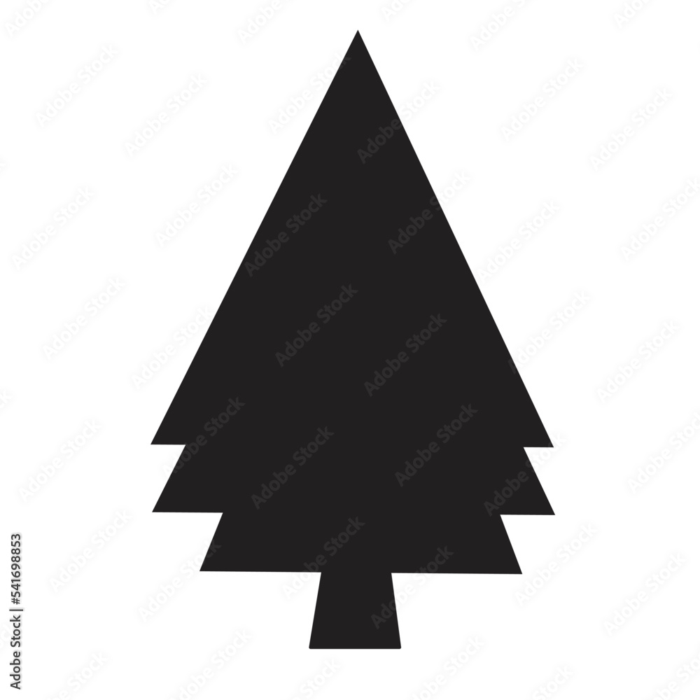 christmas tree on black christmas tree on black