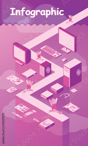 Wallpaper Mural Infographic education vector Torontodigital.ca