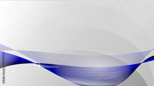 Abstract wavy stripes on a white background isolated.