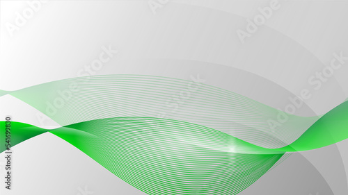 Abstract wavy stripes on a white background isolated.