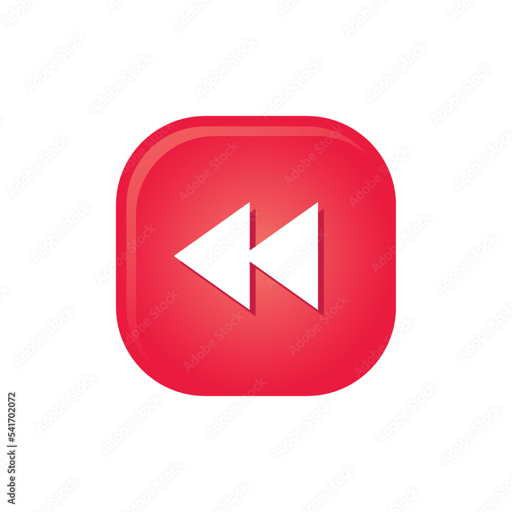 Media Video Button Icon Vector Media Video Button Icon Vector