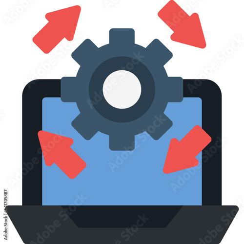 Upgrade Laptop Icon