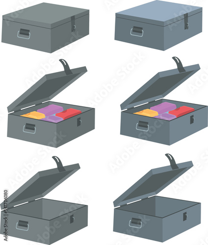 Army Steel Trunk in Two Color