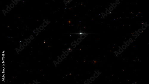 glowing particles, stars and sparkling flow, abstract background with sparkle