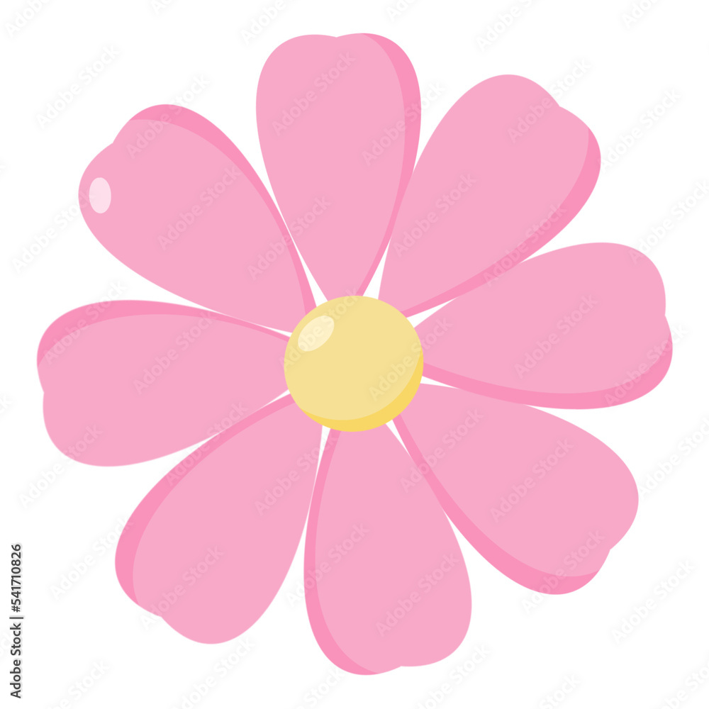 Cute Daisy Flower Illustration