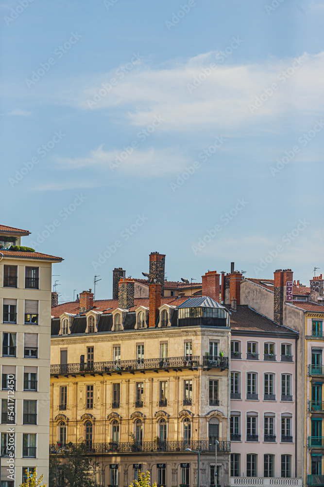 Fototapeta premium Paysage urbain de la ville de Lyon