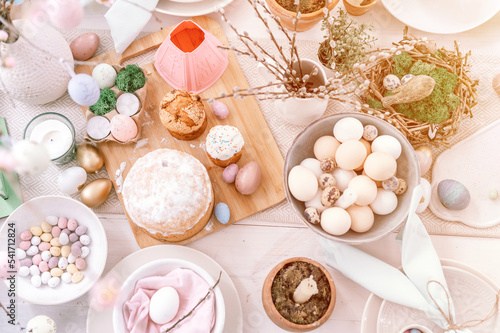 Foto happy easter and spring holidays time