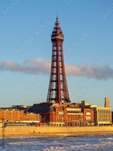 Blackpool Tower and Modern Promenade 