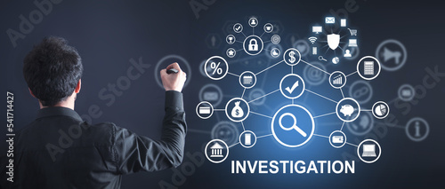 фотографія Concept of Investigation. Business. Finance