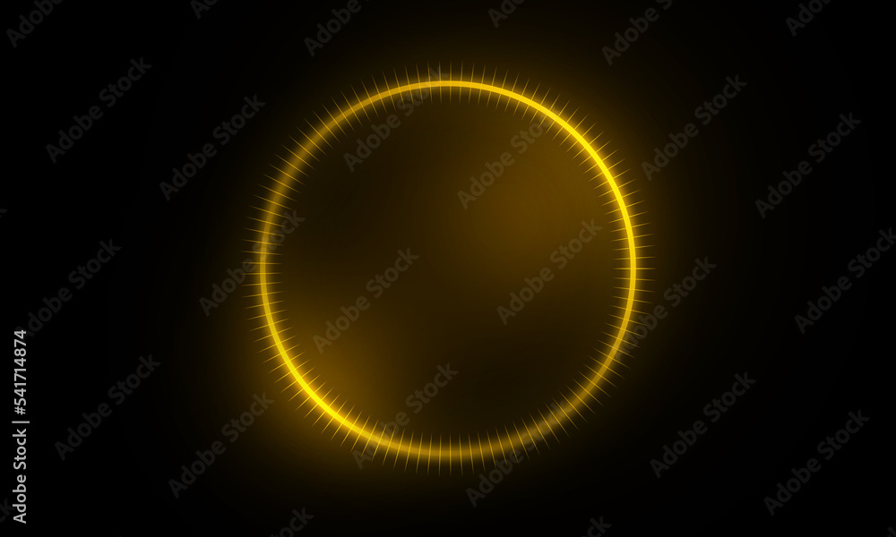 Obraz premium circle light effect background. Swirl glow magic line trail. Light effect motion